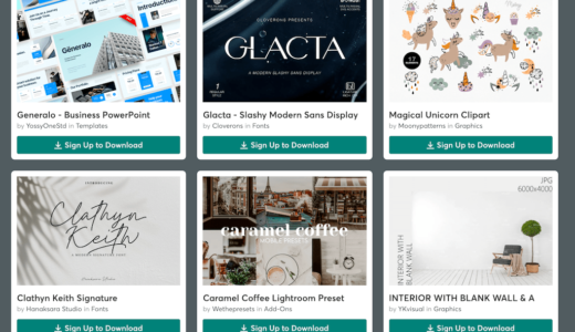 【期間限定】Creative Market 今週の無料素材、6個のデザイン素材が無料でダウンロードできるのは #ナイショ。（2022年01月第5週）