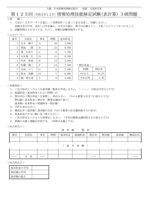 【全品送料無料】 サーティファイ Excel表計算処理技能認定試験 1 2級問題集 kochi-ot.main.jp